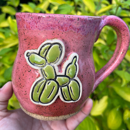 16 oz Ceramic Mug - Balloon Dog